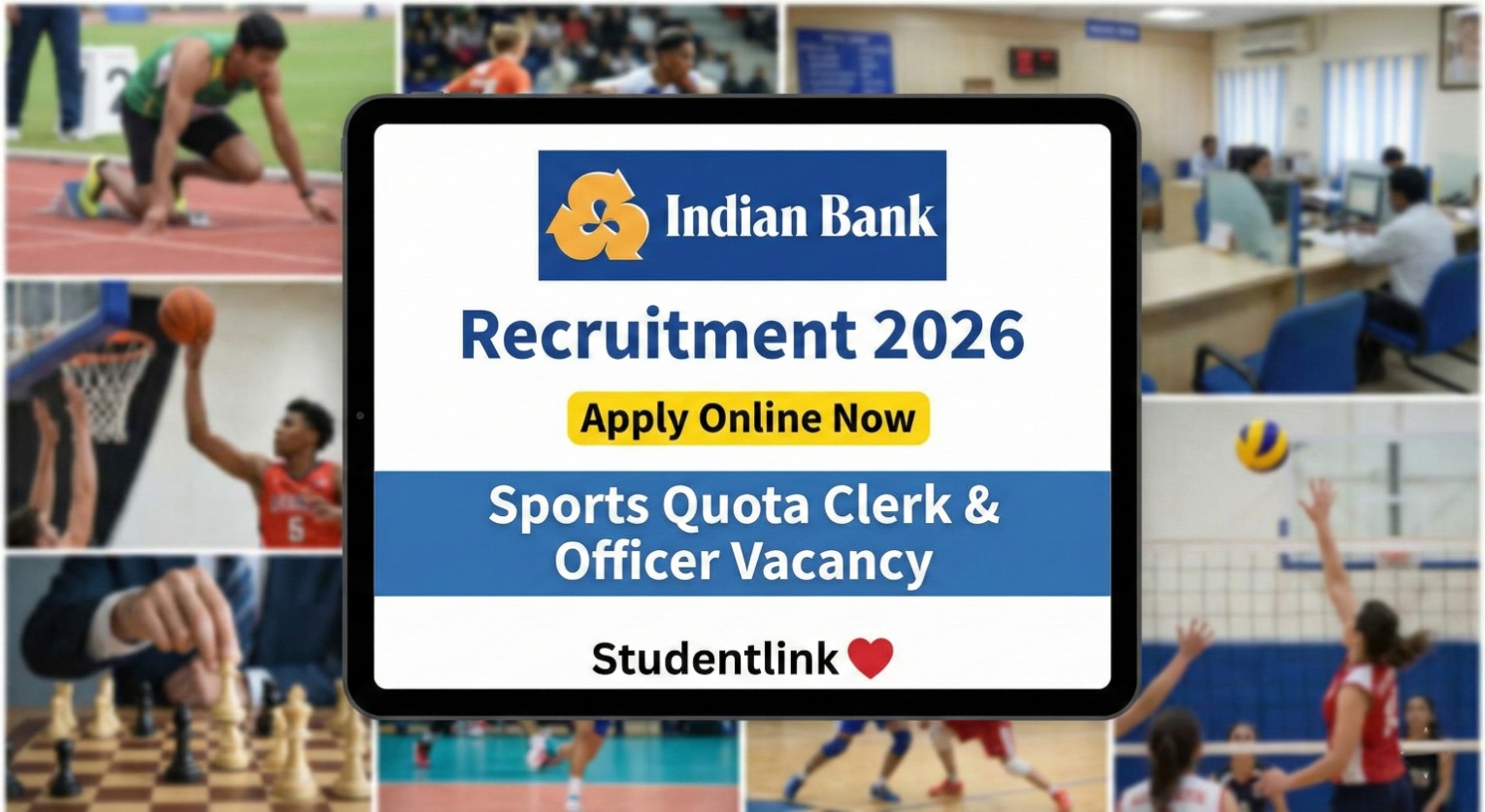 Indian Bank Clerk Vacancy 2026 Apply Online Notification