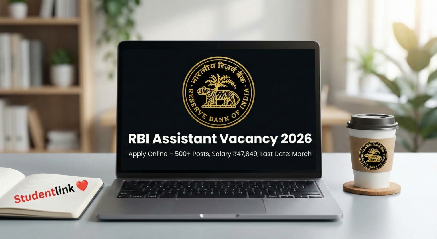 RBI Assistant Vacancy 2026 Apply Online RBI Assistant Vacancy 2026 Apply Online Notification