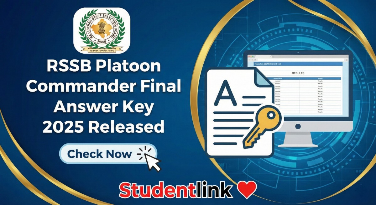 RSSB Platoon Commander Final Answer Key 2025 Download