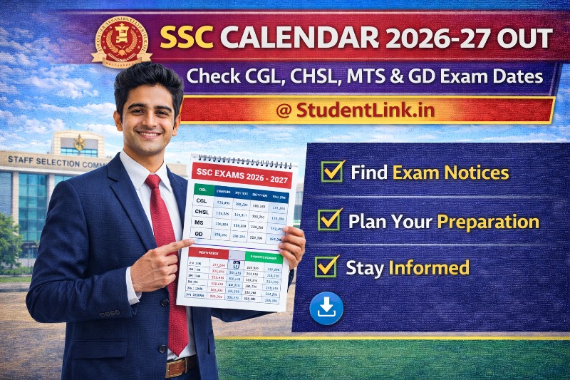 SSC Annual Exam Calendar 2026-2027 PDF Download