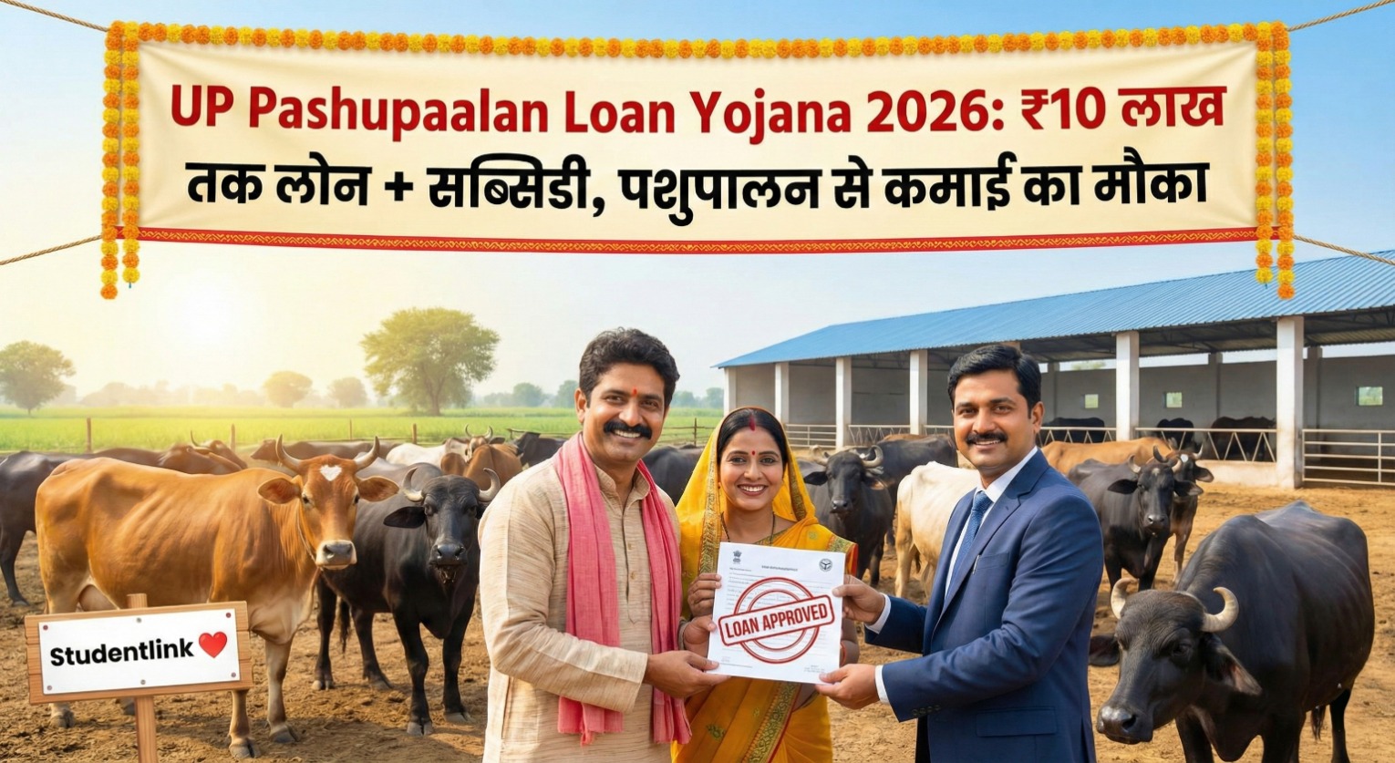 UP Pashupaalan Loan Yojana 2026 &ndash; पशुपालन लोन योजना उत्तर प्रदेश