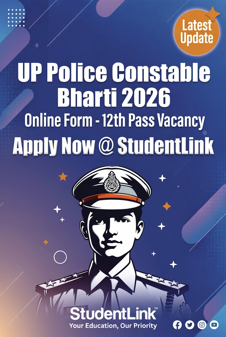UP Police Constable Bharti 2026 Online Form - StudentLink