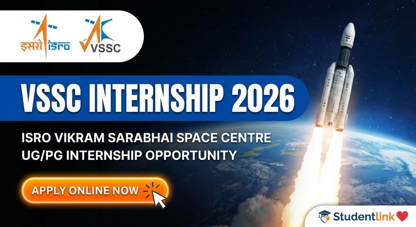 VSSC Internship 2026 Apply Online ISRO UG PG Students Internship Notification
